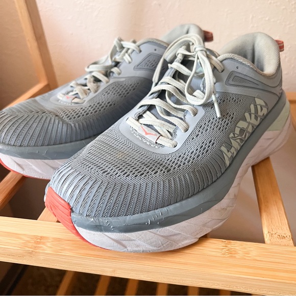 Hoka One One Bondi 7 women’s running shoes blue fog - Picture 2 of 6